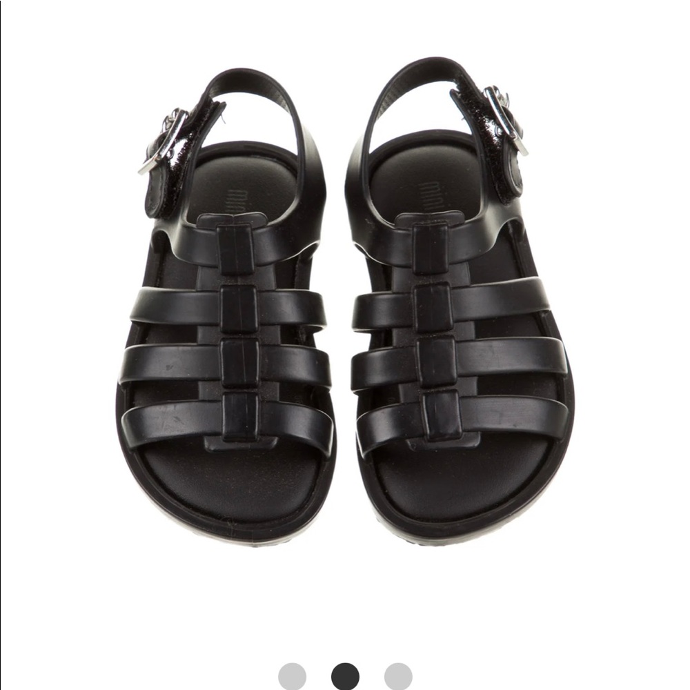 Black Mini Melissa Sandals